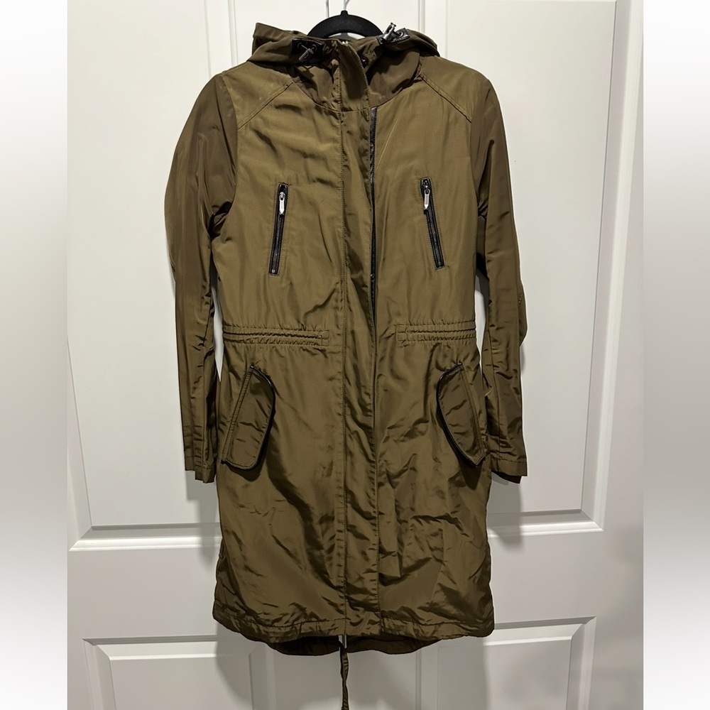 BCBGMaxAzria Khaki Utility Jacket
